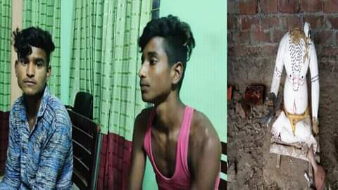 দিনাজপুরে মুর্তি ভাংচুর, আটক ২