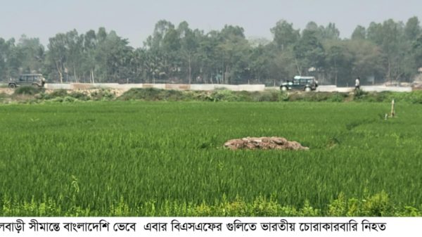 ফুলবাড়ী সীমান্তে ভারতীয় নাগরিককে হত্যা করেছে বিএএসএফ