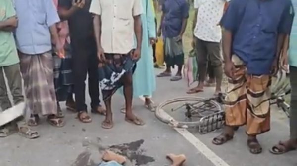 ভুরুঙ্গামারীতে ট্রাকের চাকায় পিষ্ট হয়ে শিক্ষার্থী নিহত